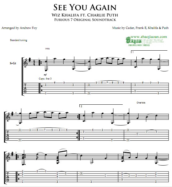 Andrew Foy See You Again