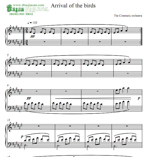 Arrival of the Birds