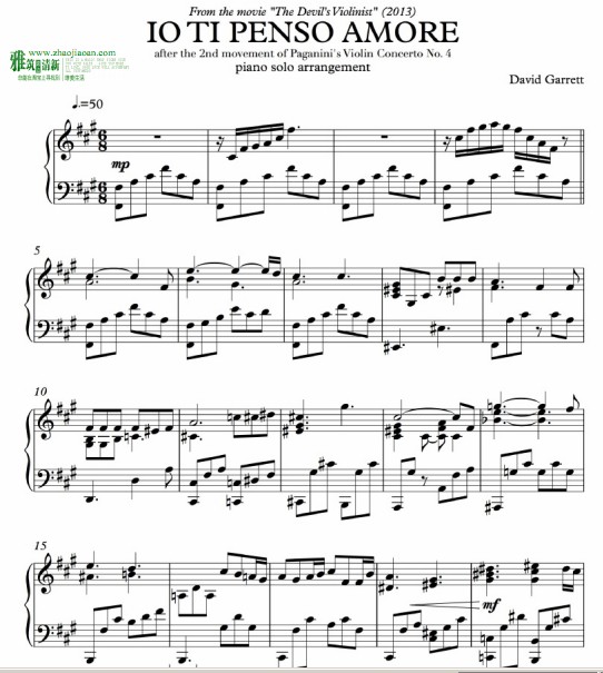 David Garrett - Io Ti Penso Amore