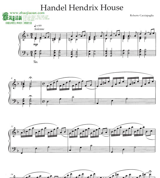 Roberto Cacciapaglia - Handel Hendrix House