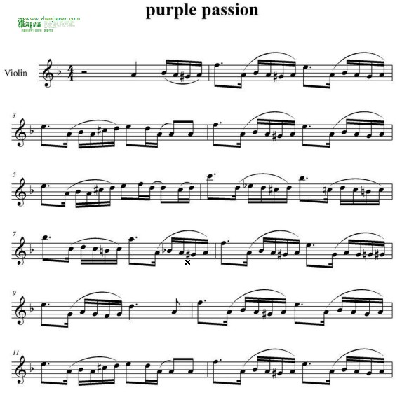 purple+passion小提琴谱_天空之城小提琴谱