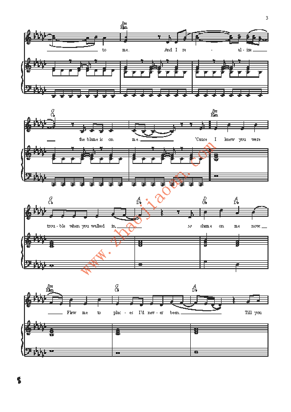 i knew you were trouble