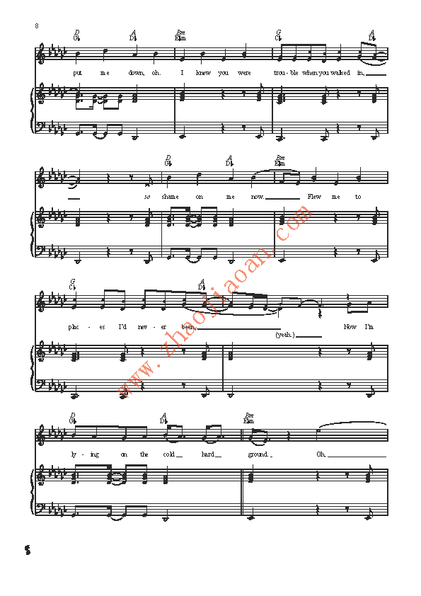 i knew you were trouble