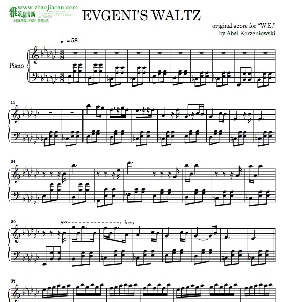 Abel Korzeniowski Evgeni's Waltz