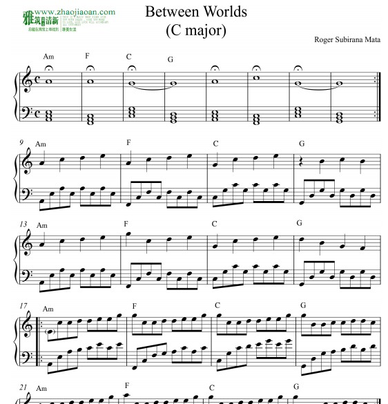 钢琴曲谱pdf_钢琴简单曲谱(2)