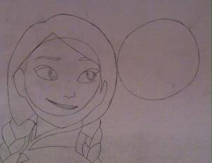 how to draw anna and elsa from frozen step 5