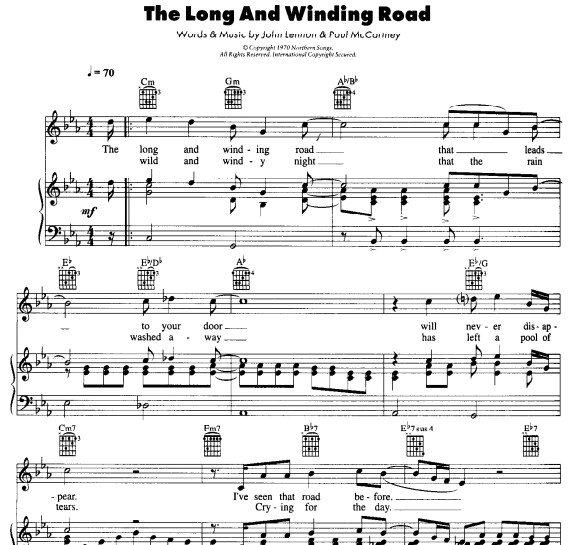 THE LONG AND WINDING ROAD������