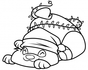 how to draw a christmas panda step 7 how to draw a christmas panda step 7