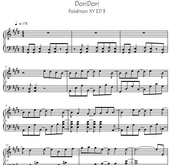 Pokémon XY ED3Ƭβ DoriDori
