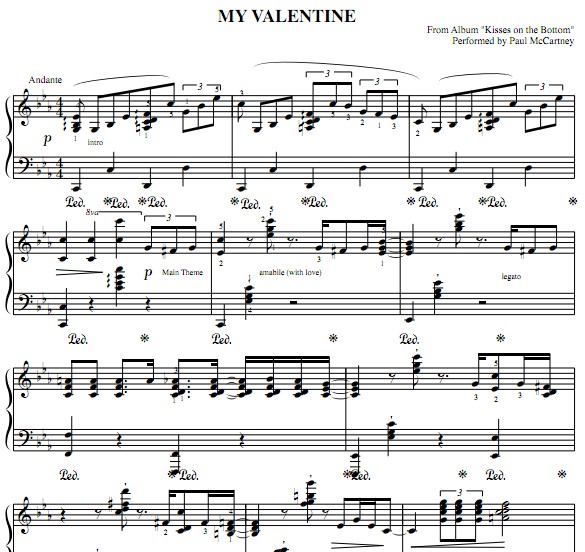 Paul McCartney - My Valentine