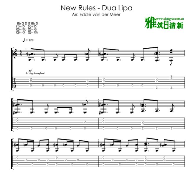 Eddie Van Der Meer Dua Lipa-New Rulesָ