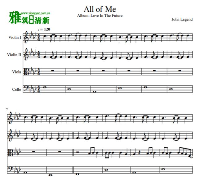 John Legend - All of Me+