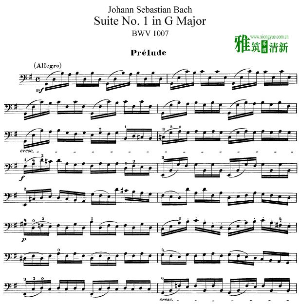 ͺBachGһް BWV 1007