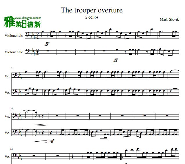 2cellos - The trooper overtureٶ