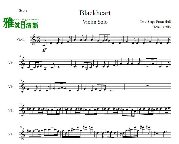 Two Steps From Hell - BlackheartСٶ