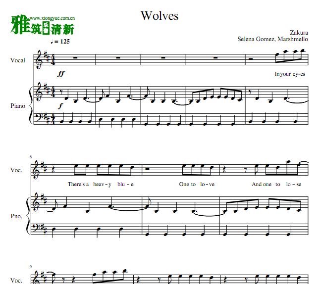 Marshmello,Selena Gomez - Wolvesٵ