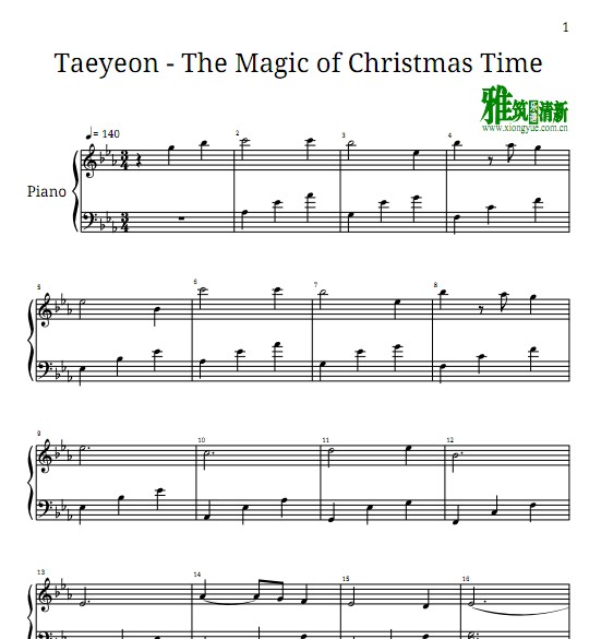 Taeyeon - The Magic of Christmas Time������