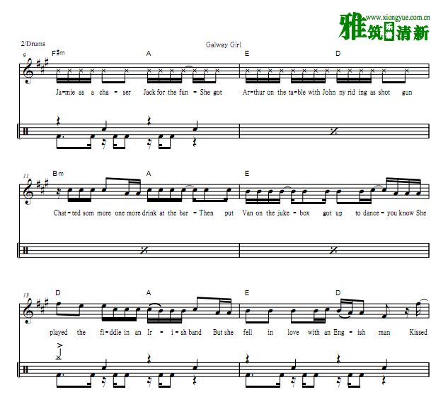 Ed Sheeran - Galway Girl