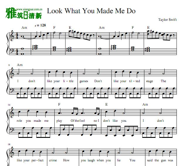 Taylor Swift - Look What You Made Me Doٶ