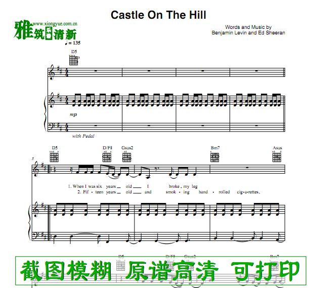 Ed Sheeran - Castle on the hillٵ