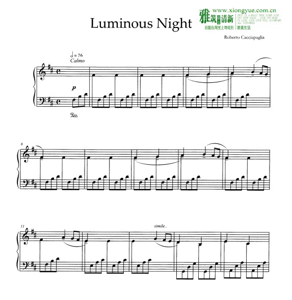 Roberto Cacciapaglia - Luminous Night