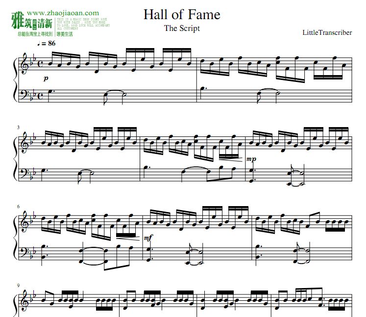 The Script ִֶ Hall Of Fame