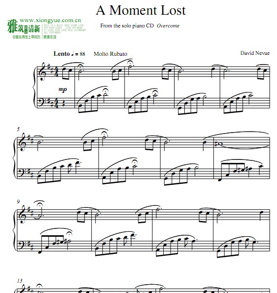 David Nevue - A Moment Lost