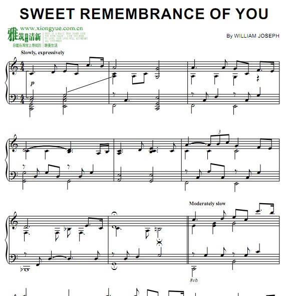 William Joseph - Sweet Remembrance Of You