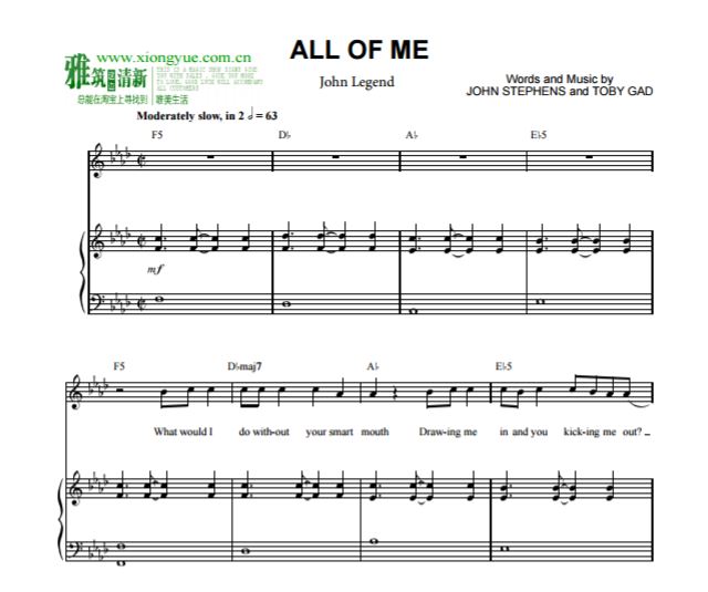 John Legend - All Of Me���ٵ�����