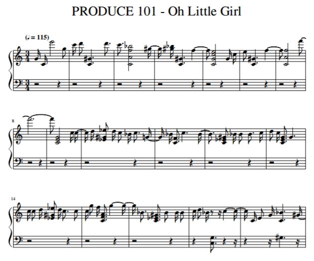 PRODUCE101ڶ Oh Little Girl