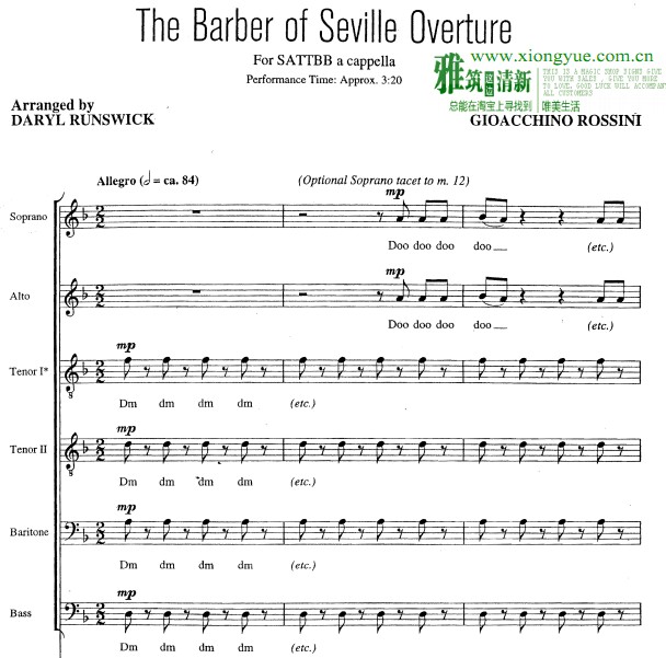 The Barber of Seville Overtureϳ 