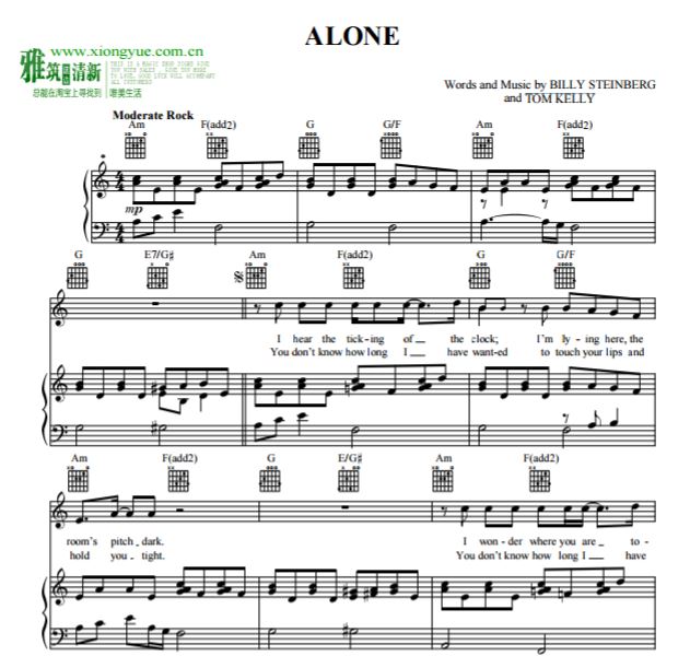 alone简谱_儿歌简谱(3)