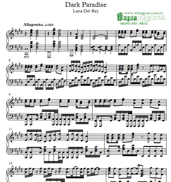 Lana Del Rey - Dark Paradise
