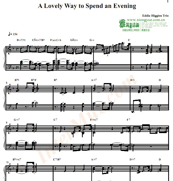 Eddie Higgins - A Lovely Way to Spend an Evening