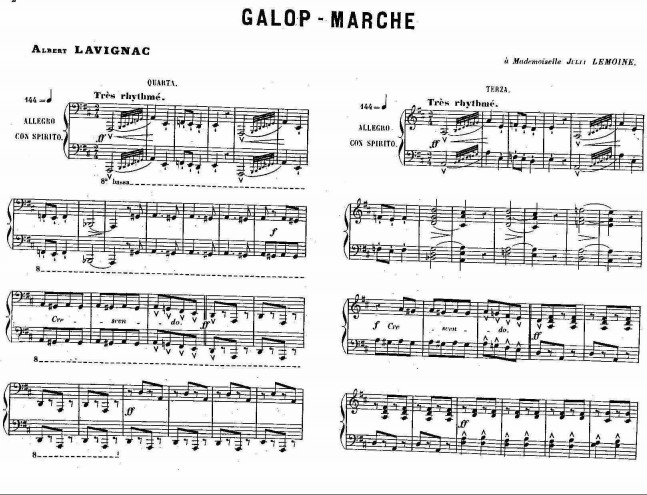 加洛普进行曲 一钢八手联弹 雷文格纳克原版钢琴谱