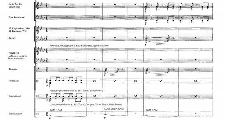 492征服天堂交响管乐合奏总谱+分谱