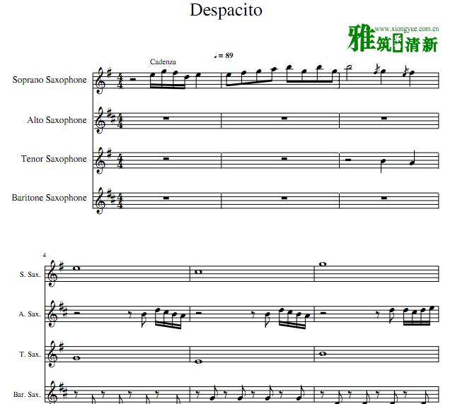 Despacito SATB˹+