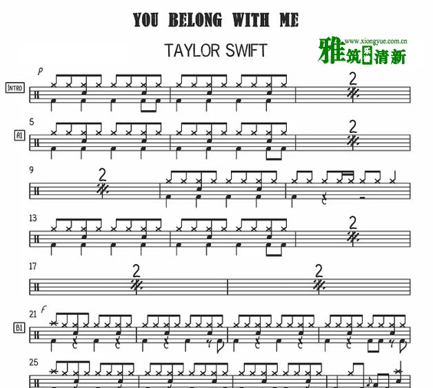 Taylor Swift - You Belong With Me