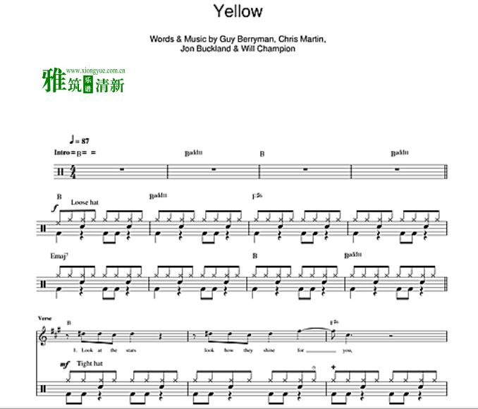 Coldplay ֶ Yellow ӹ