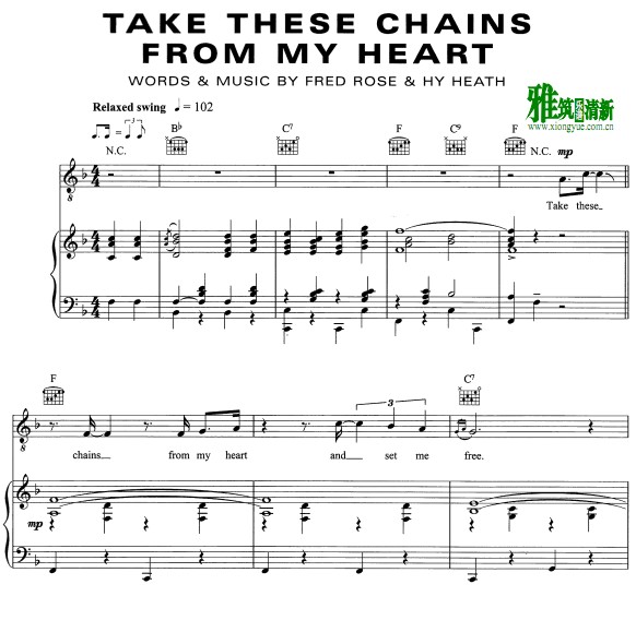 Ray Charles ·˹ - Take These Chains From My Heart