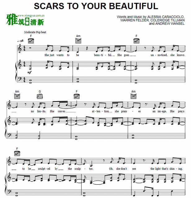 Scars To Your Beautiful  - Alessia Cara