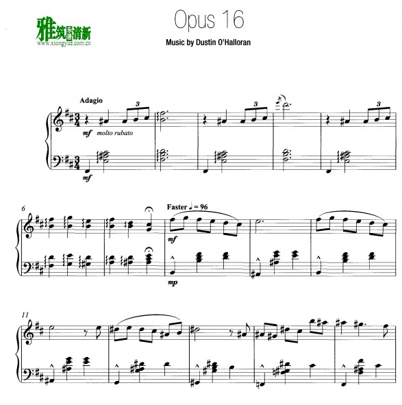 Dustin O'Halloran - Opus 16