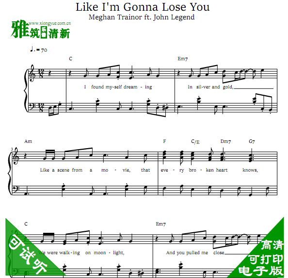 Like I'm Gonna Lose You 