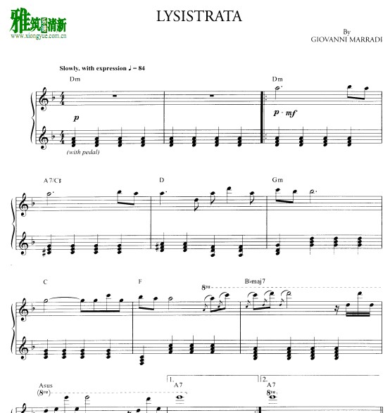 GIOVANNI MARRADI - Lysistrata