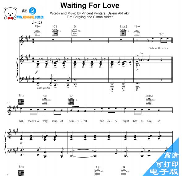 Avicii - Waiting for Love 