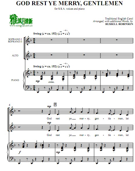God Rest Ye, Merry Gentlemen ϳٰ