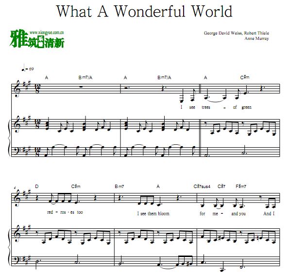 Anne Murray - What A Wonderful Worldָ  