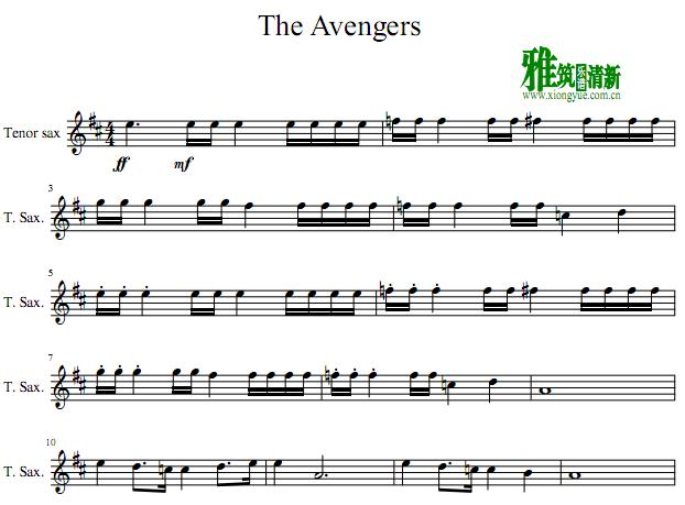 The Avengers˹ Tenor sax