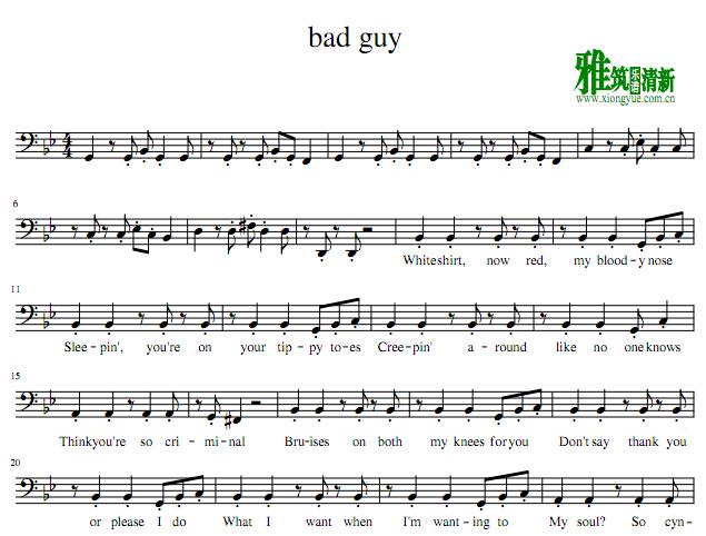 Bille Eilish - bad guy