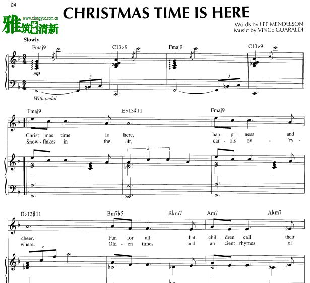 Vince Guaraldi - Christmas Time Is Hereָ ٰ